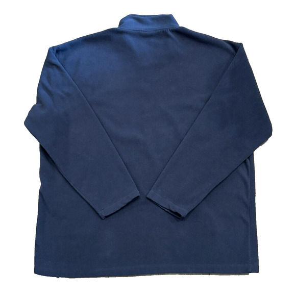 Beverly Hills Polo Club Men's XXL Navy Blue 1/4 Zip Pullover Fleece Jacket - Picture 7 of 11